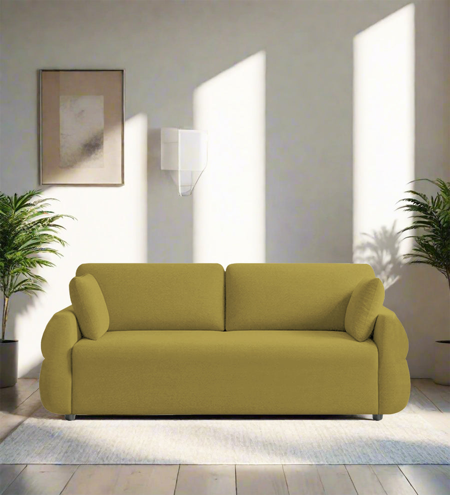 Jack 3 Seater Fabric Sofa - Parrot Green by Febonic Living