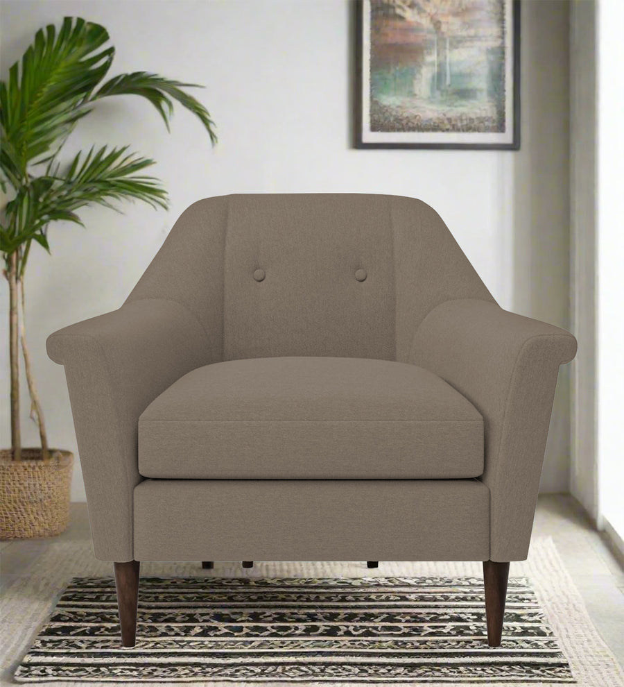 Homer  1 Seater Fabric Sofa - Hazel Beige by Febonic Living