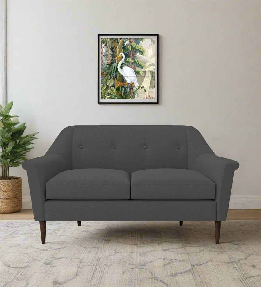 Homer  2 Seater Fabric Sofa - Stone Grey by Febonic Living