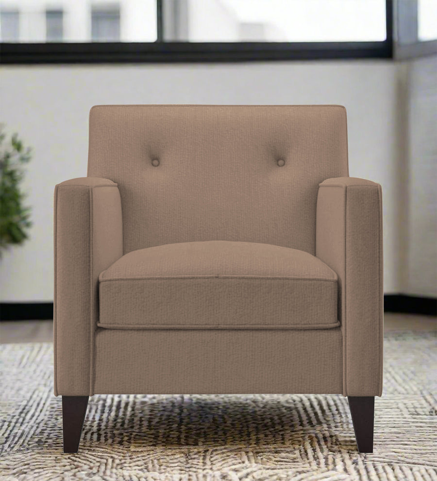 Miller  1 Seater Fabric Sofa - Cookie Beige by Febonic Living