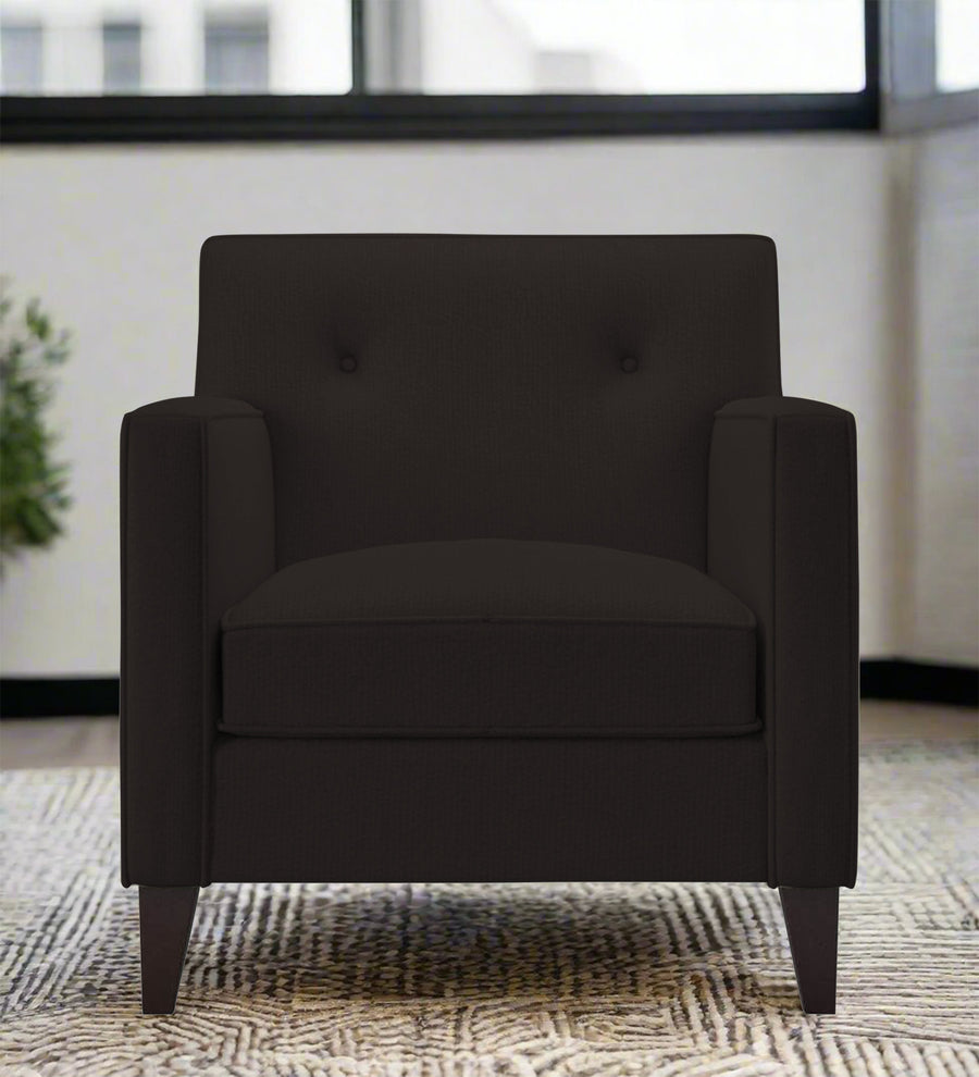 Miller  1 Seater Fabric Sofa - Cara Brown by Febonic Living
