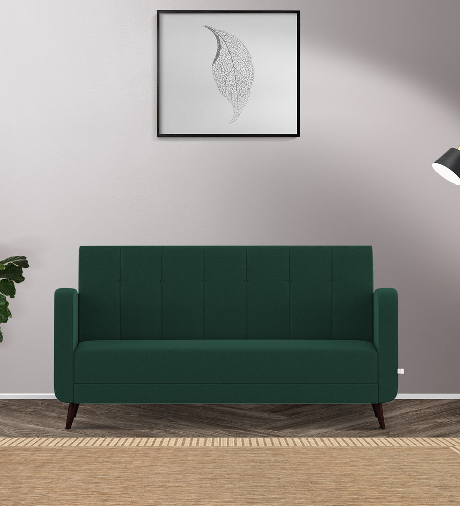 Wiki 3 Seater Velvet Sofa - Forest Green by Febonic Living