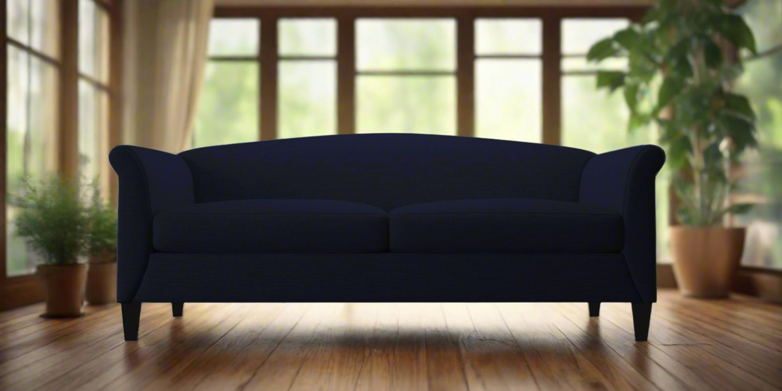 Kimber Fabric 3 Seater Sofa in Royal Blue Colour