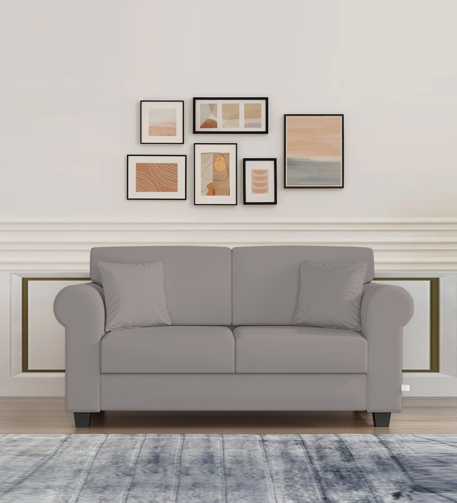 Numonk  2 Seater Velvet Sofa - Pearl Grey by Febonic Living