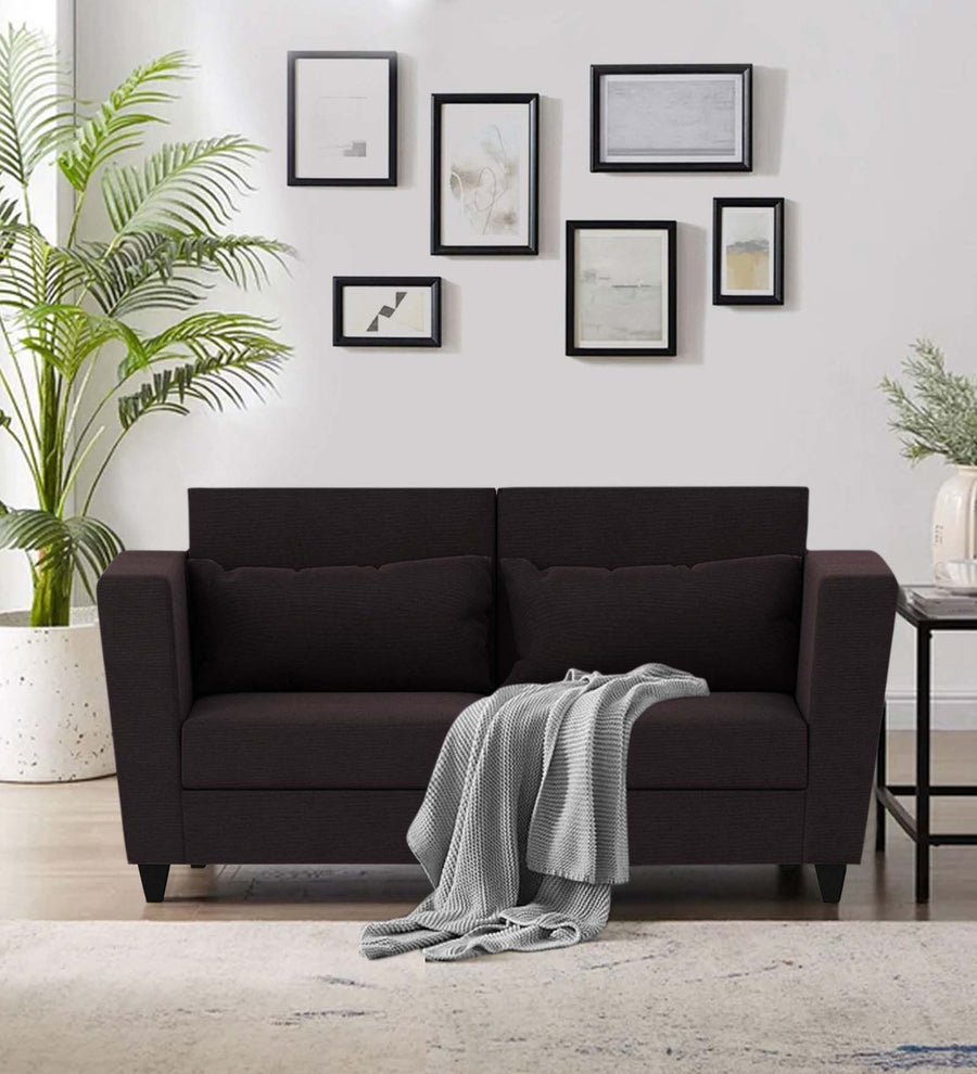 Tokyo Fabric 2 Seater Sofa In Cara Brown Colour - Febonic Living