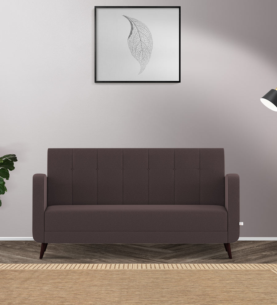 Wiki 3 Seater Velvet Sofa - Mocha Brown by Febonic Living