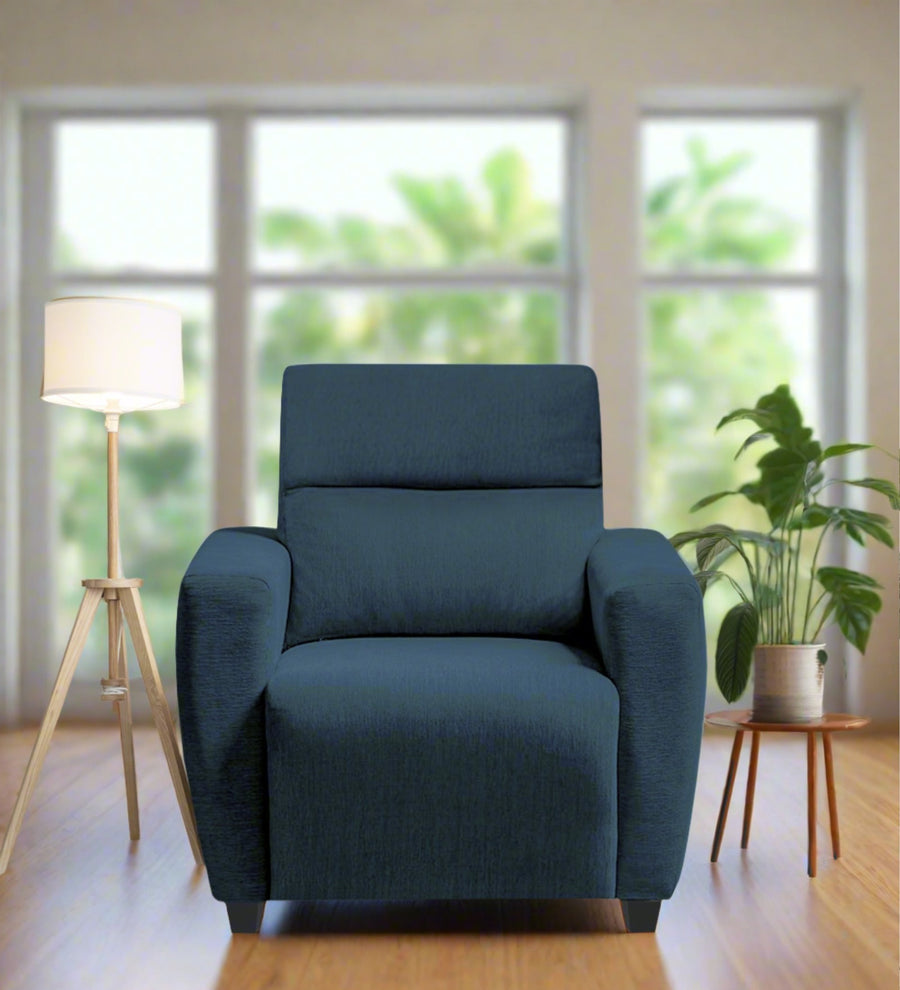 Bakadi  1 Seater Fabric Sofa - Light Blue by Febonic Living
