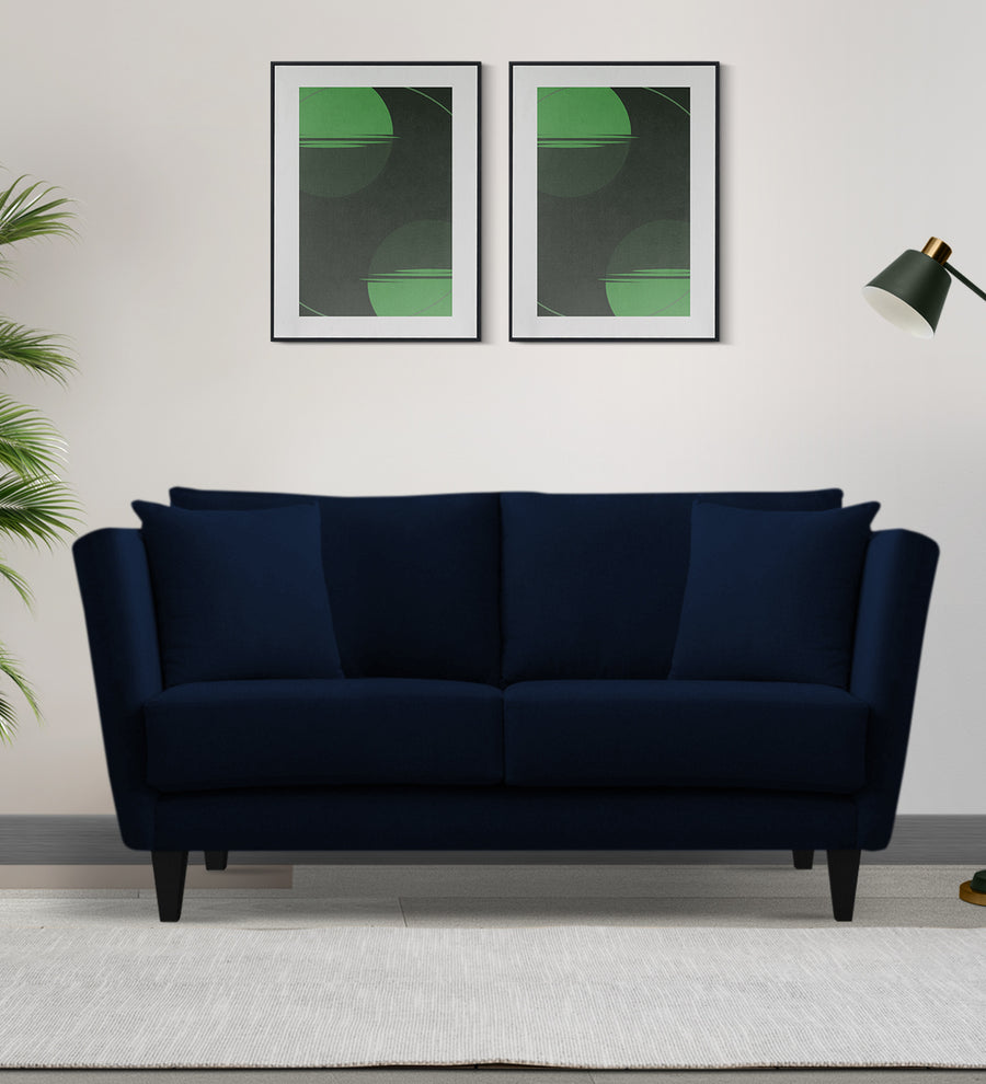 Norway  2 Seater Velvet Sofa - Dark Blue by Febonic Living