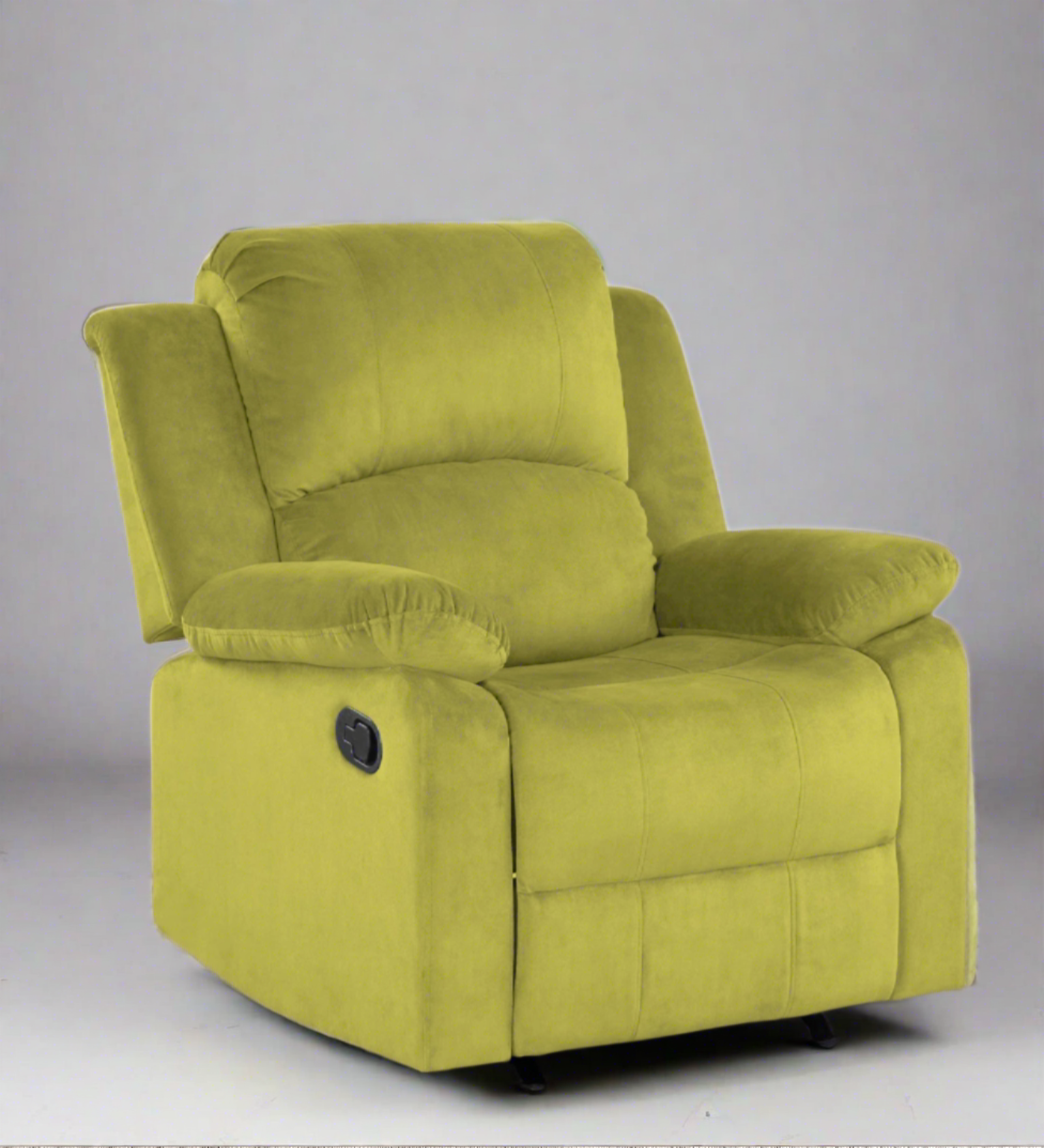 Henry Fabric Manual 1 Seater Recliner In Parrot Green Colour