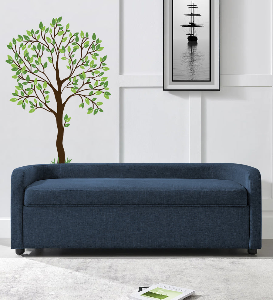 Cooper  Storage Bench Fabric - Light Blue by Febonic Living