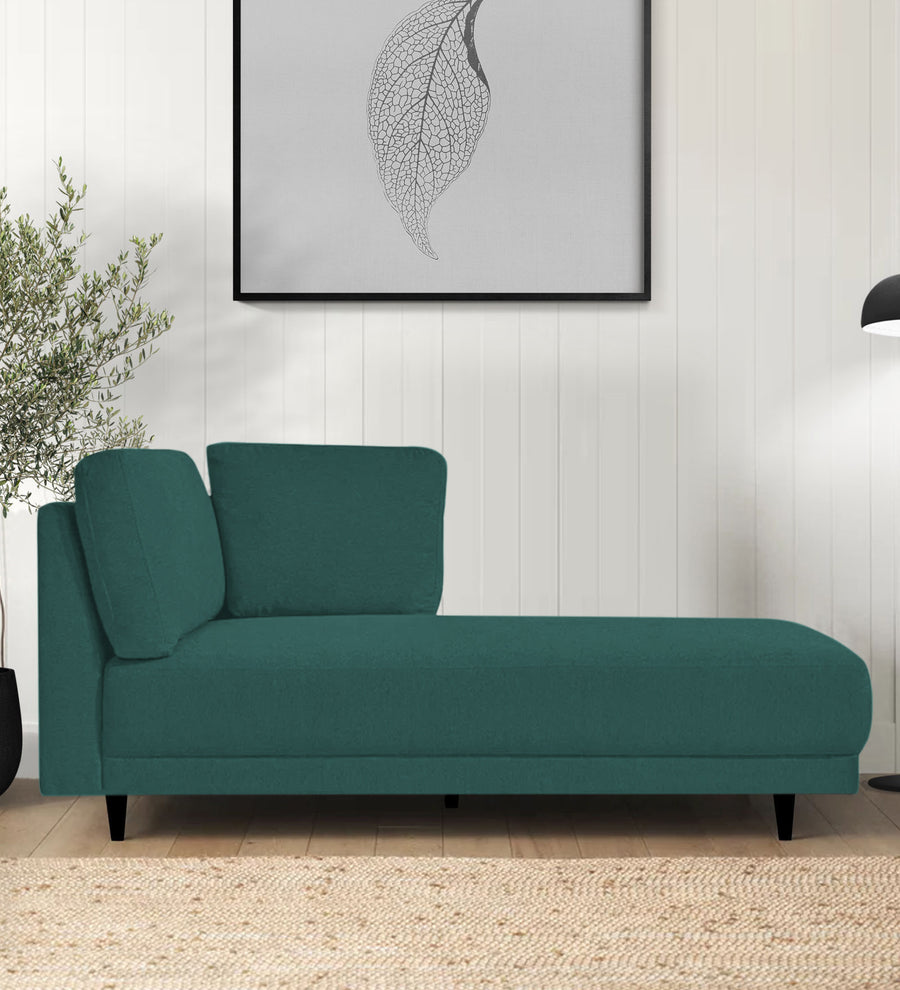 Jonze  RHS Velvet Chaise Lounger - Pine Green by Febonic Living