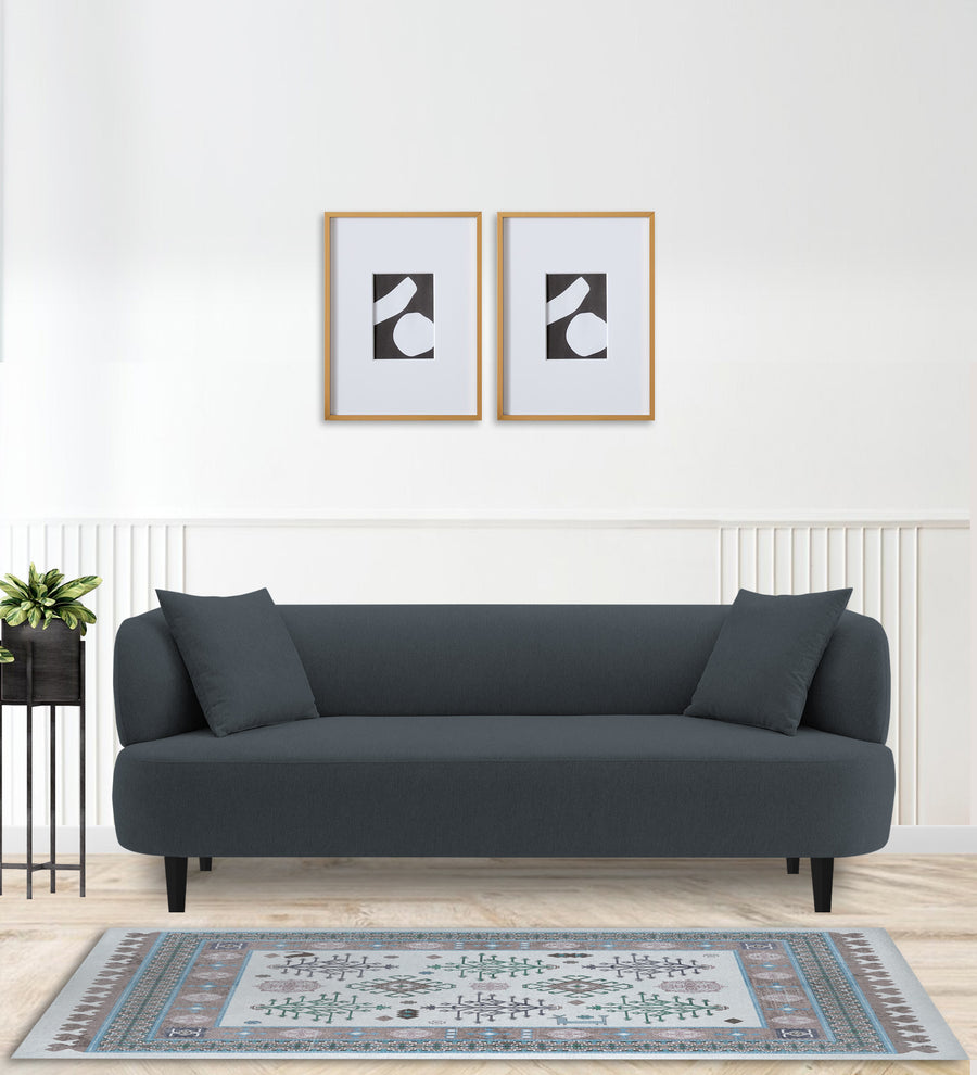 Carson 3 Seater Fabric Sofa - Duby Grey by Febonic Living