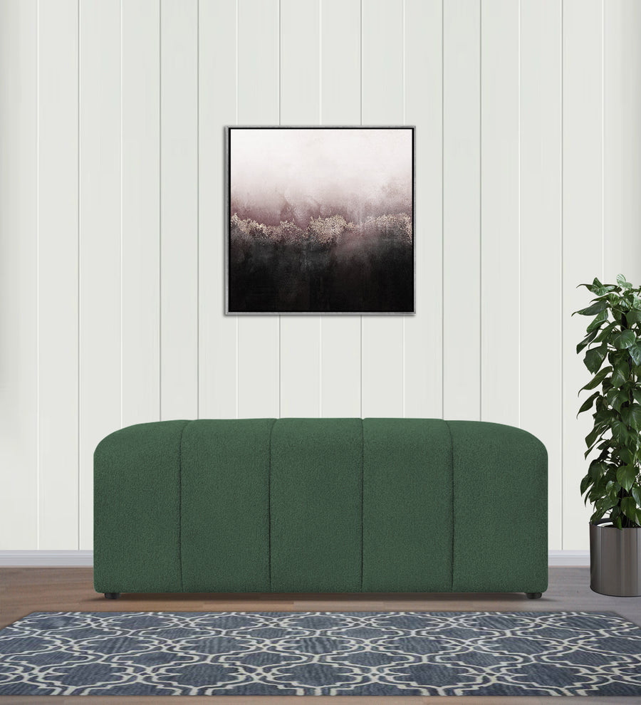 Rexi  Bench Boucle Fabric - Bottle Green by Febonic Living