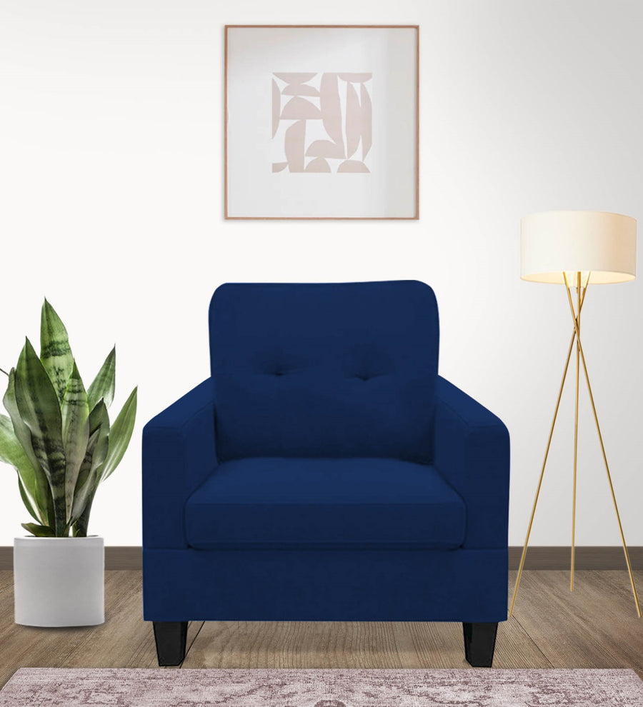 Thomas  1 Seater Fabric Sofa - Royal Blue by Febonic Living