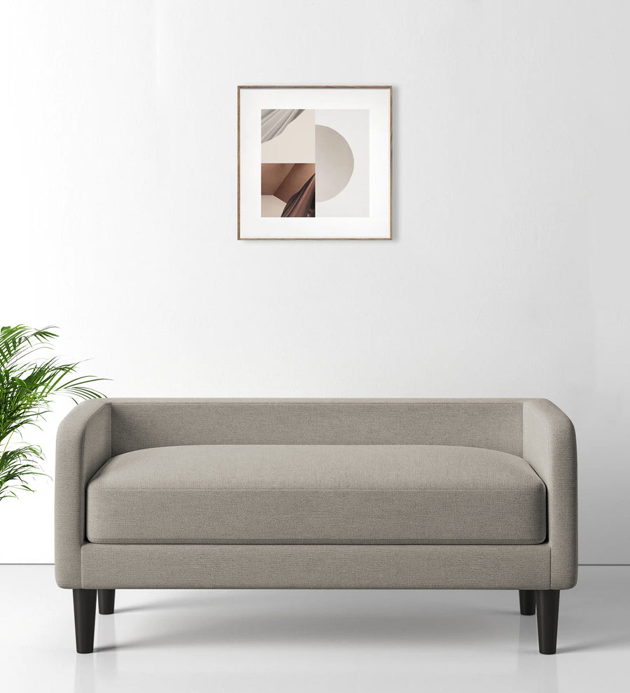 Maya  Bench Fabric - Ash Grey by Febonic Living