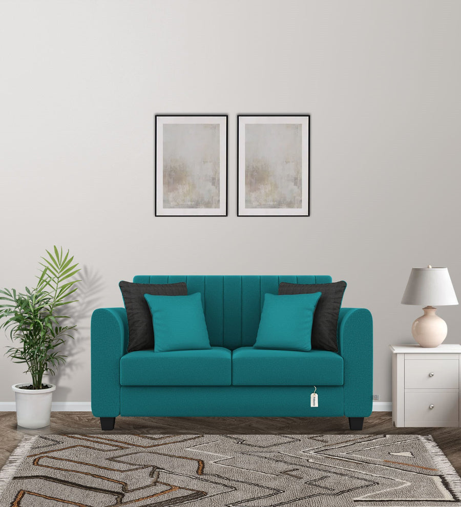 Cosmic  2 Seater Fabric Sofa - Sea Green by Febonic Living