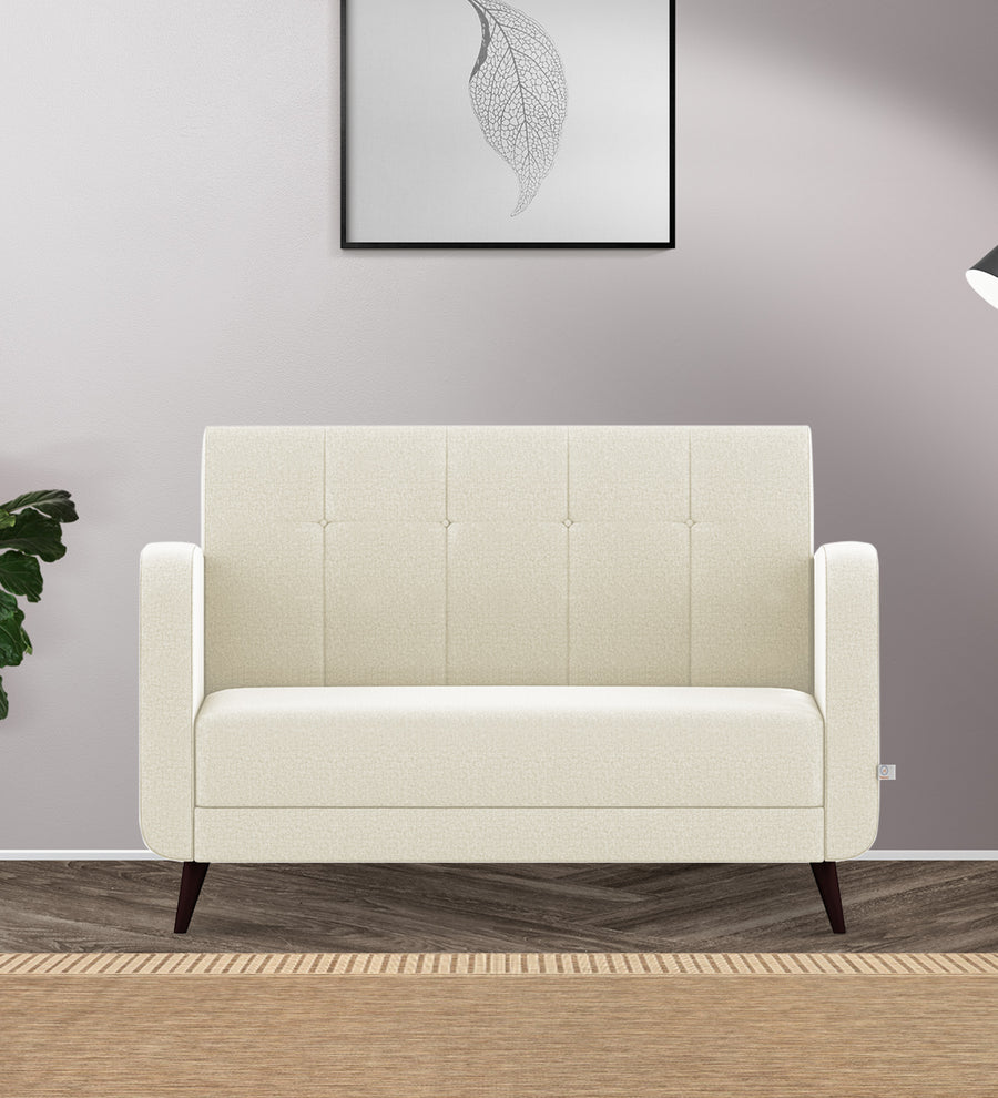 Wiki  2 Seater Velvet Sofa - Warm White by Febonic Living
