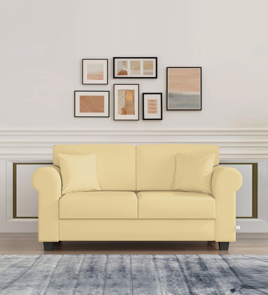 Numonk  2 Seater Velvet Sofa - Sandy Beige by Febonic Living