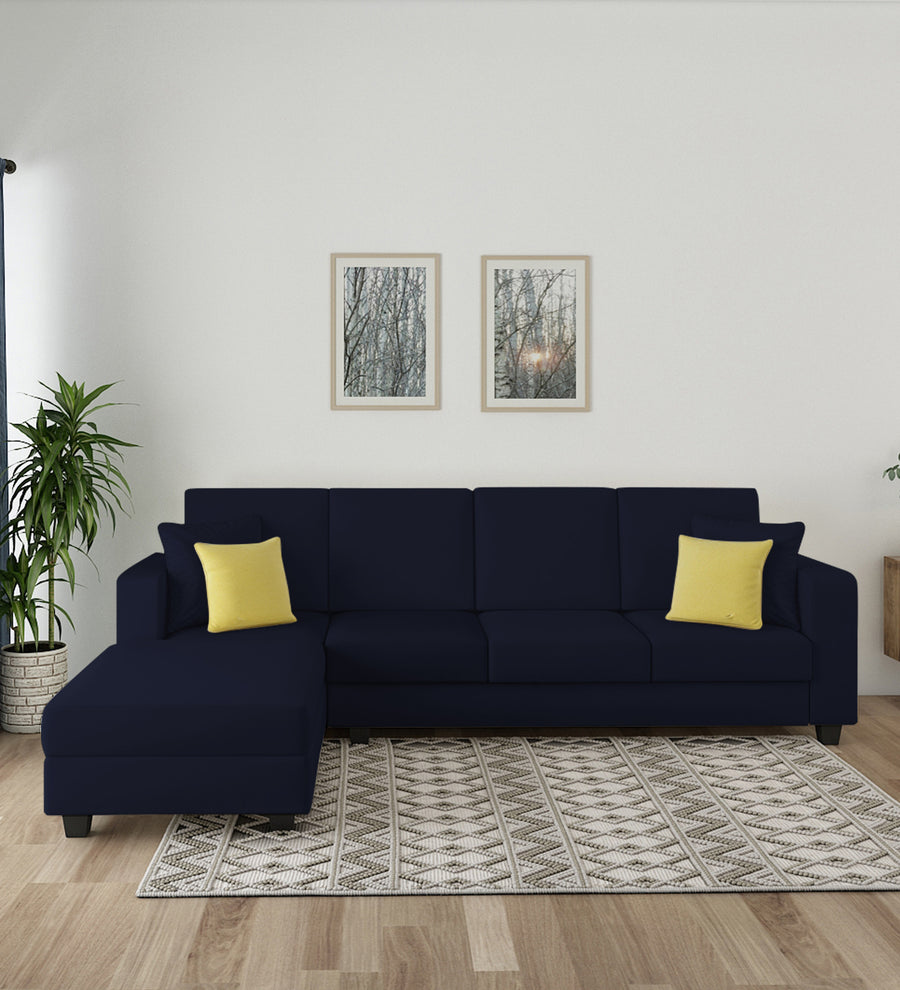 Nabi  RHS  (3+Lounger) Fabric Sectional Sofa - Royal Blue by Febonic Living