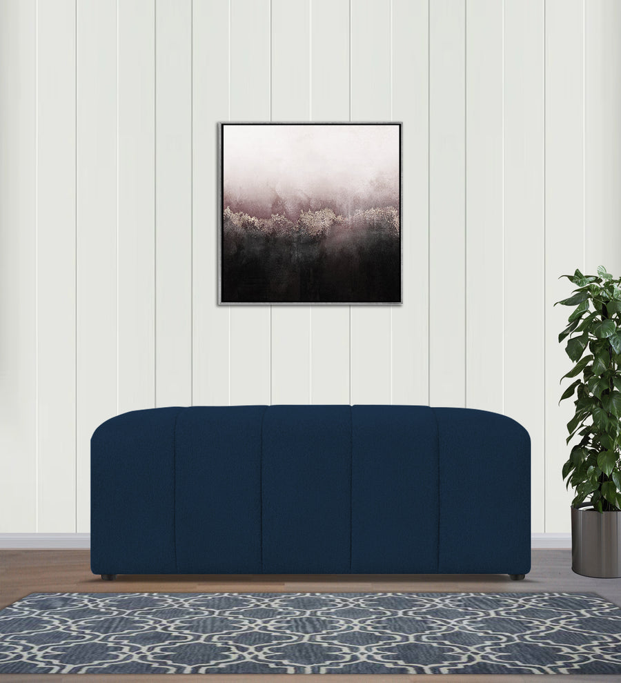 Rexi  Bench Boucle Fabric - Danim Blue by Febonic Living