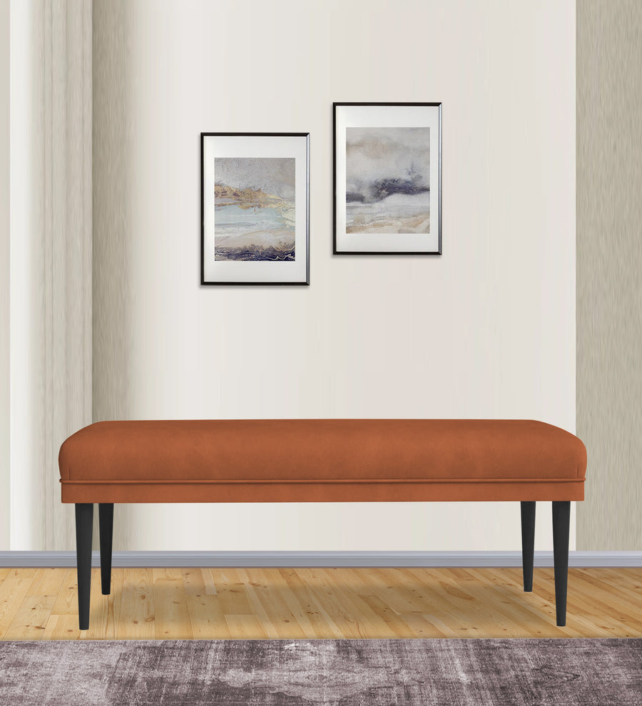 Summer  Bench Fabric - Safforn Orange by Febonic Living