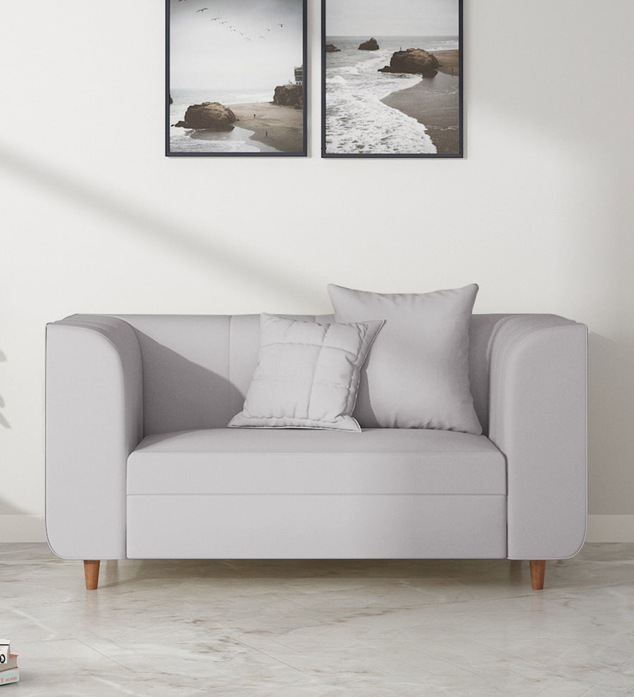 Sumo  2 Seater Velvet Sofa - Concrete grey by Febonic Living