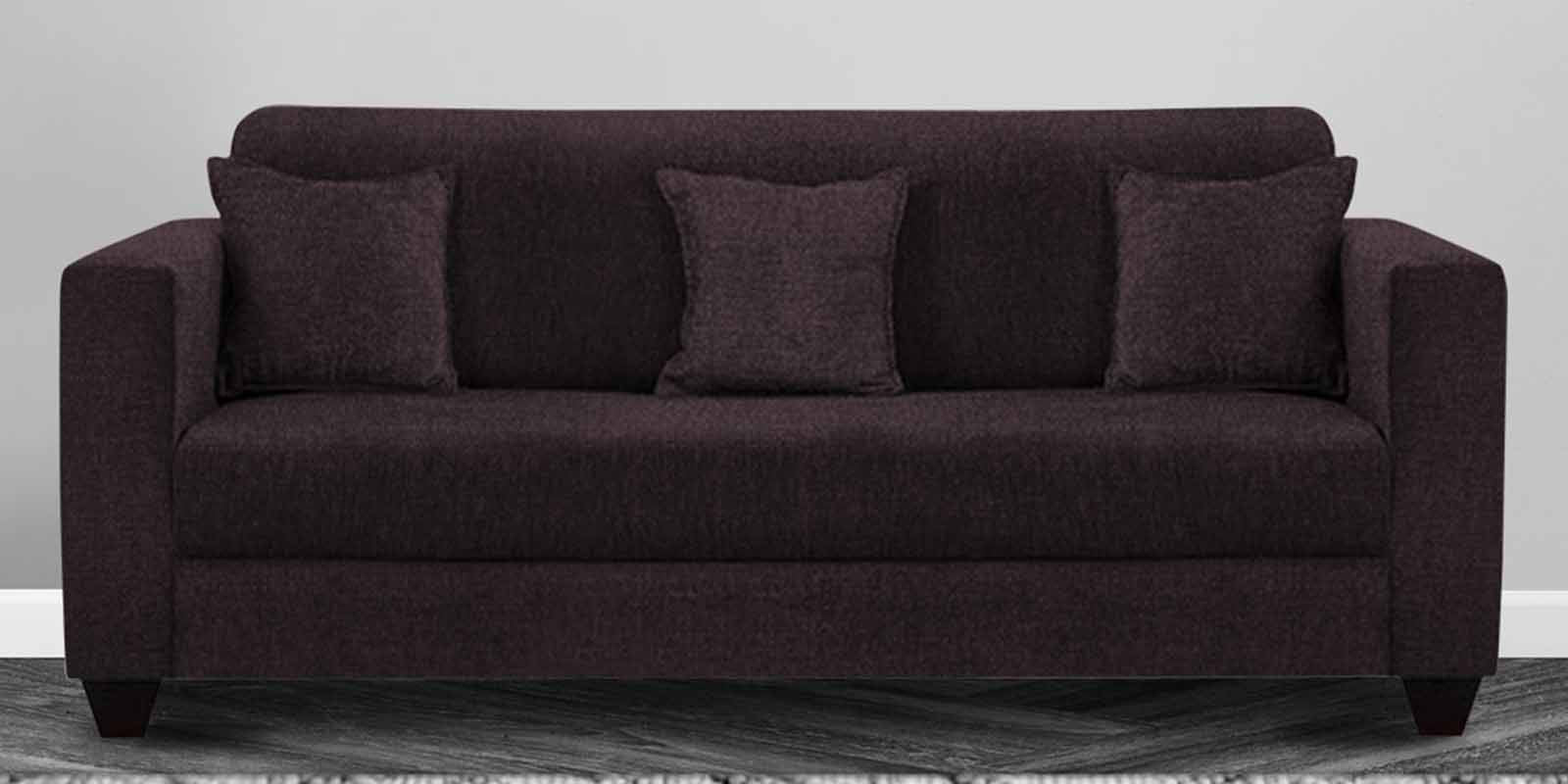 Nebula Fabric 3 Seater Sofa in Cara Brown Colour