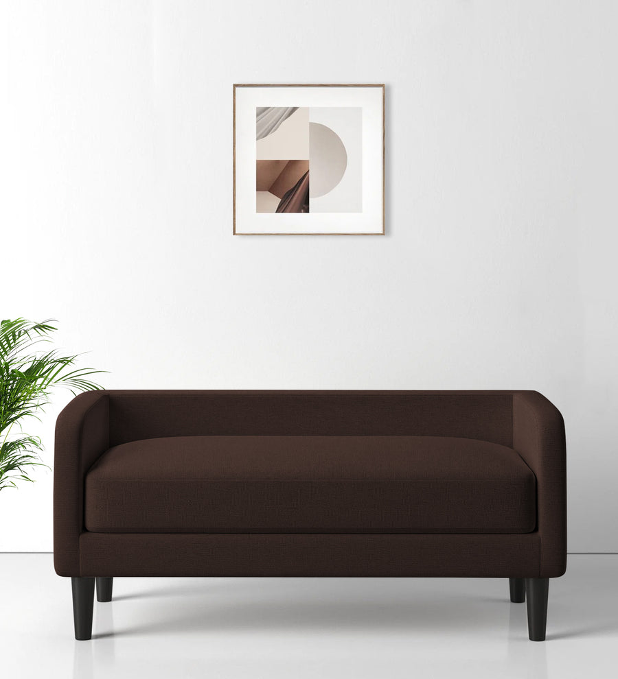 Maya  Bench Fabric - Coffee Brown by Febonic Living