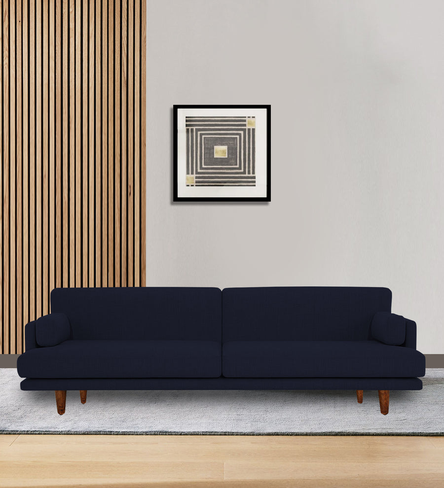 Ricky 3 Seater Fabric Sofa - Royal blue by Febonic Living