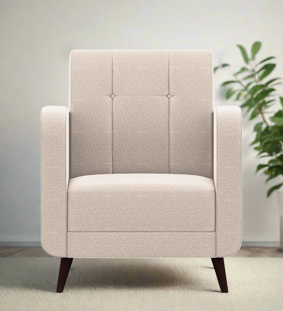 Wiki  1 Seater Velvet Sofa - Camel Beige by Febonic Living