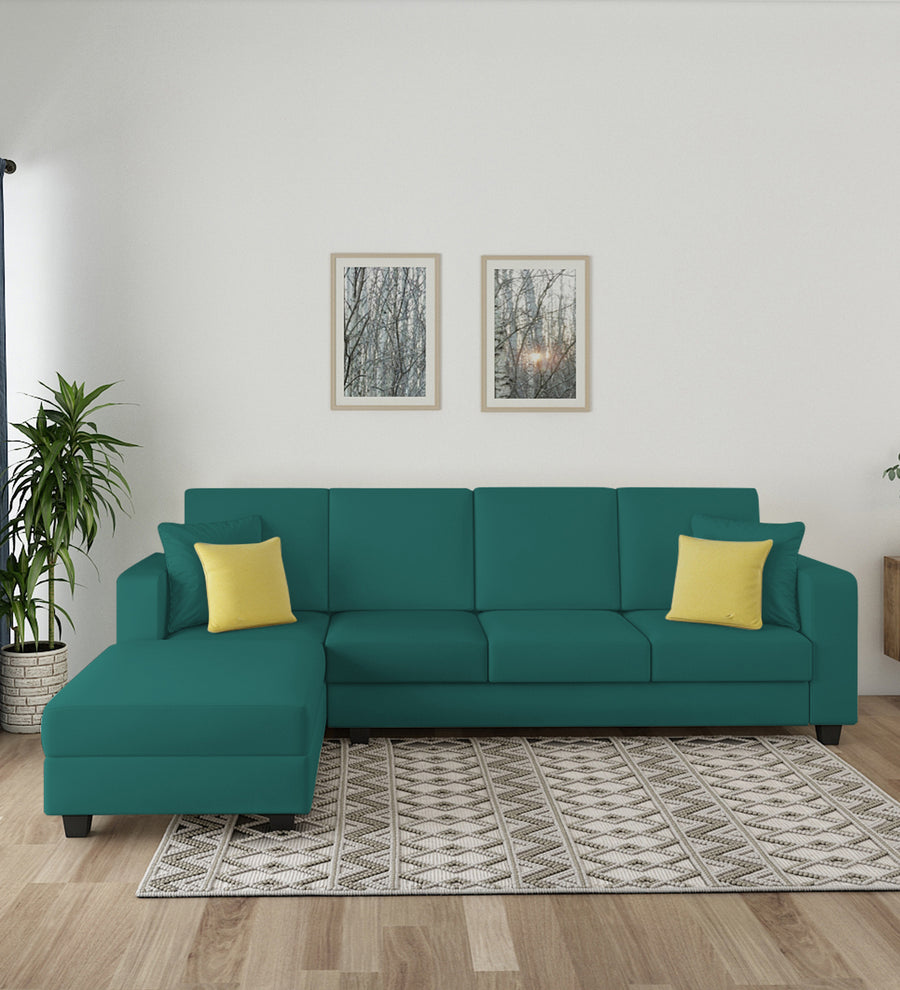 Nabi  RHS  (3+Lounger) Fabric Sectional Sofa - Sea Green by Febonic Living