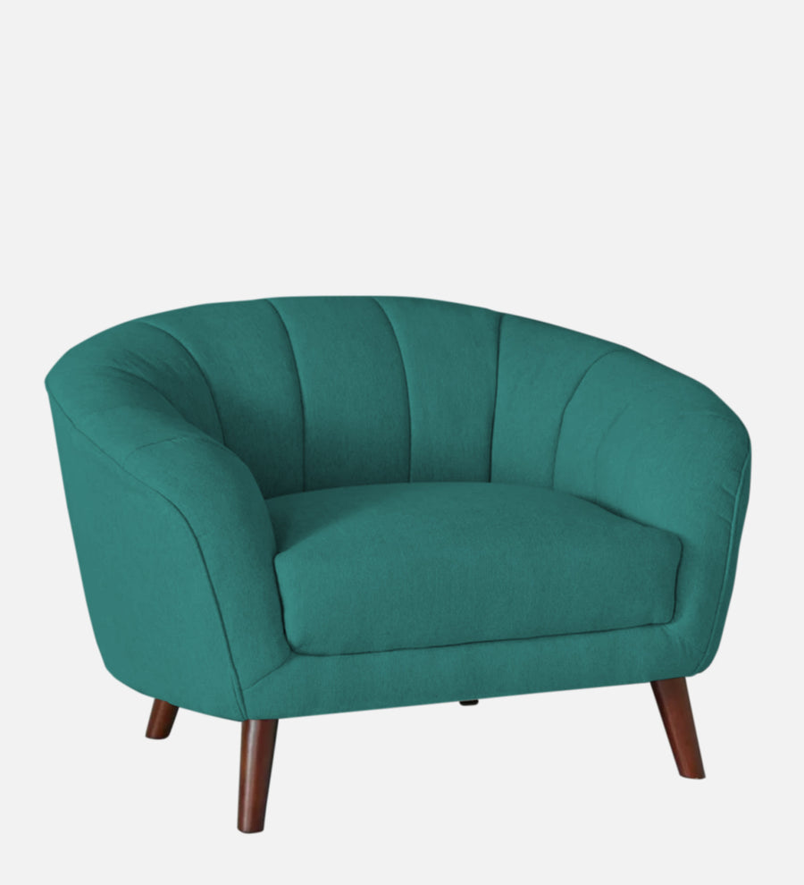 Benjamin Fabric 1 Seater Sofa In Sea Green Colour - Febonic Living