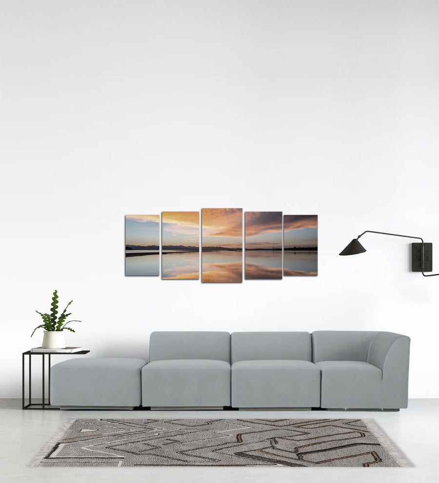 Bufa  LHS Velvet Sectional Sofa - Pearl grey by Febonic Living
