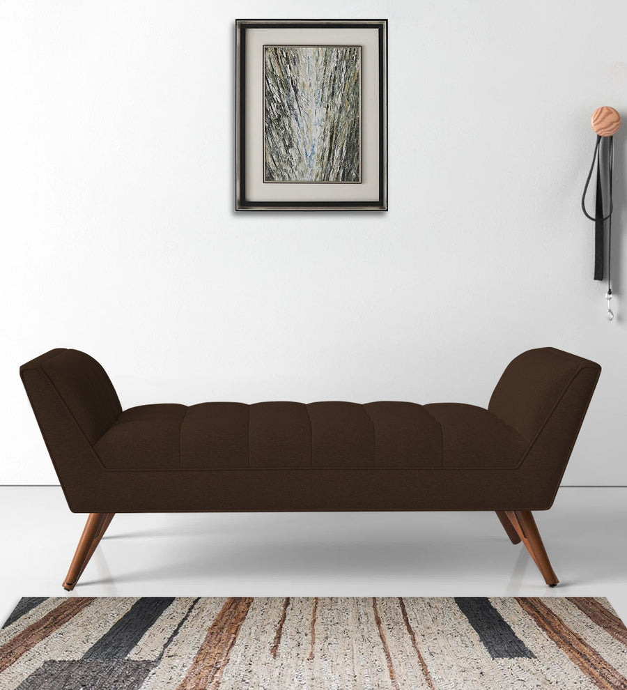 Cartes  Bench Velvet - Cholocate Brown by Febonic Living