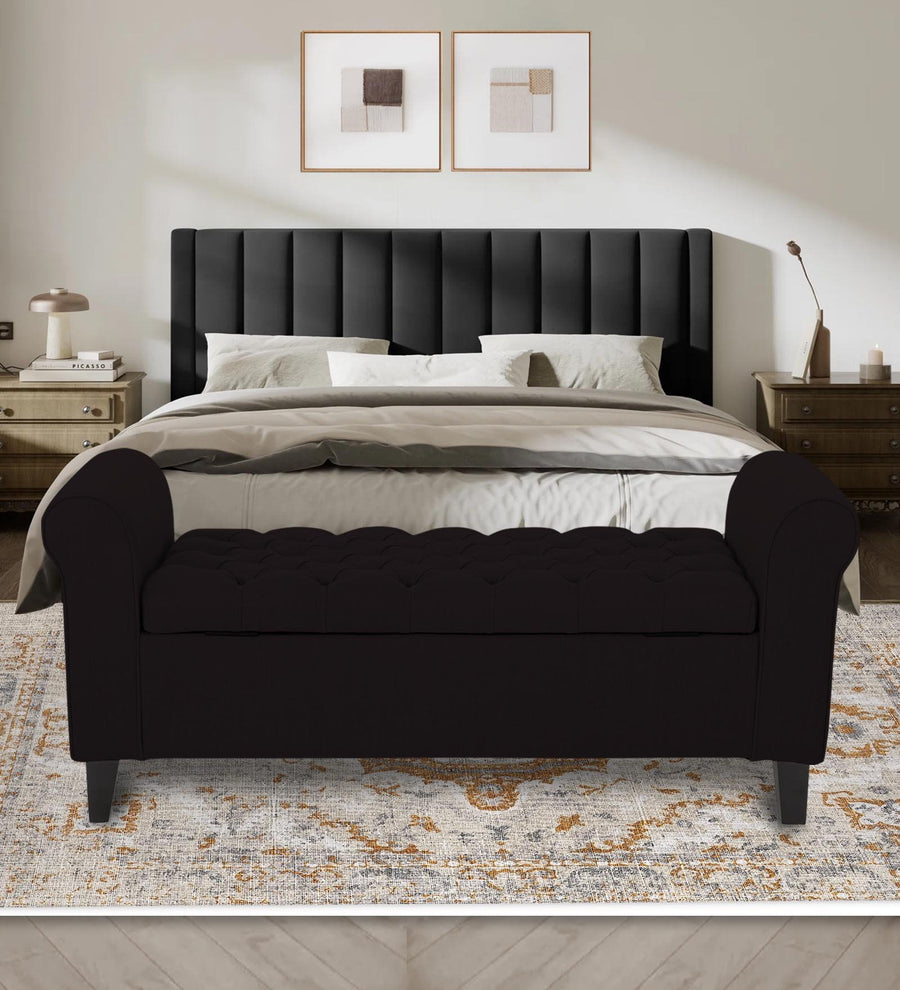 Nowia  2 Seater Recamier Fabric - Cara Brown by Febonic Living