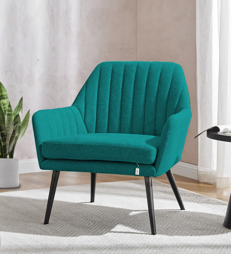 Bella Fabric Arm Chair - Sea Green by Febonic Living