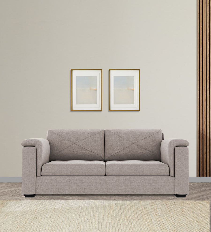 Andres 3 Seater Fabric Sofa - Storm Grey by Febonic Living