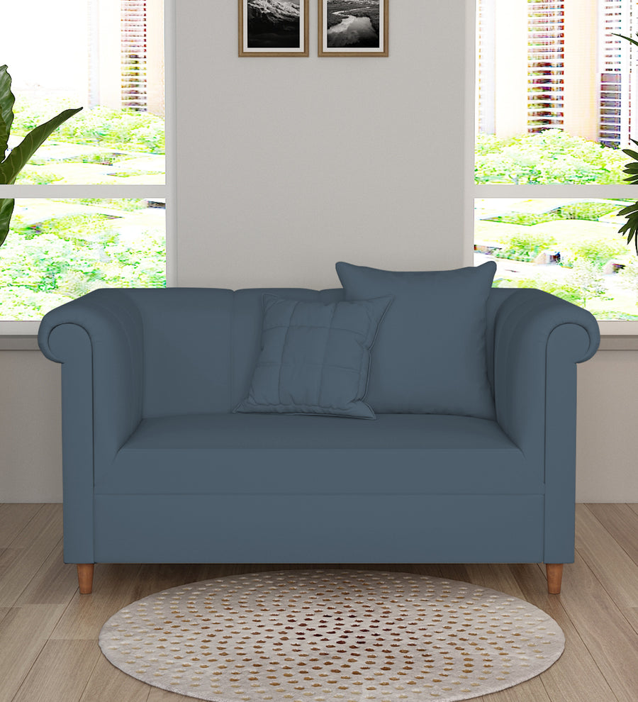 Rubi  2 Seater Velvet Sofa - Oxford Blue by Febonic Living