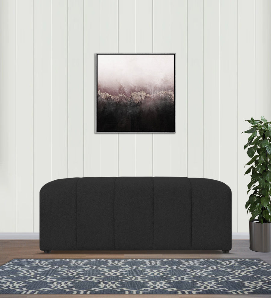 Rexi  Bench Boucle Fabric - Cloud Grey by Febonic Living