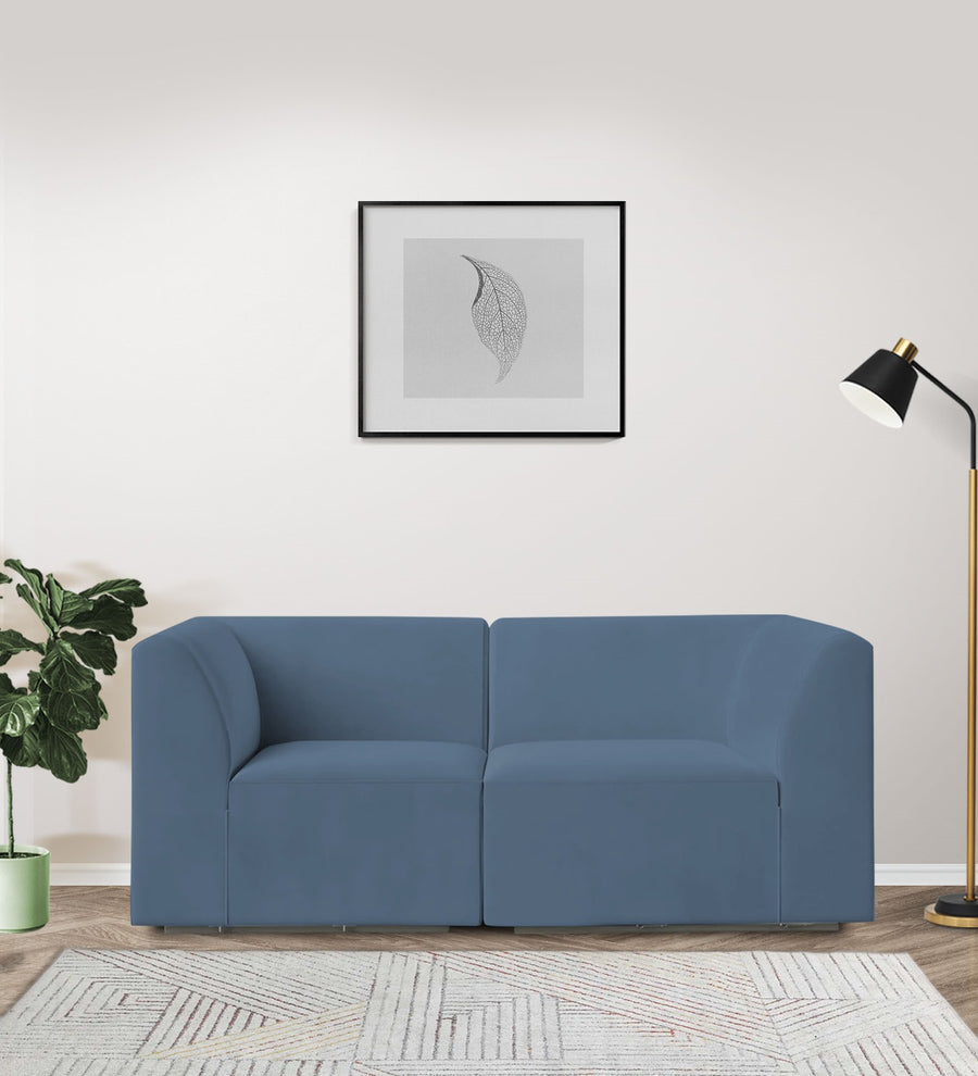 Bufa  2 Seater Velvet Sofa - Oxford Blue by Febonic Living