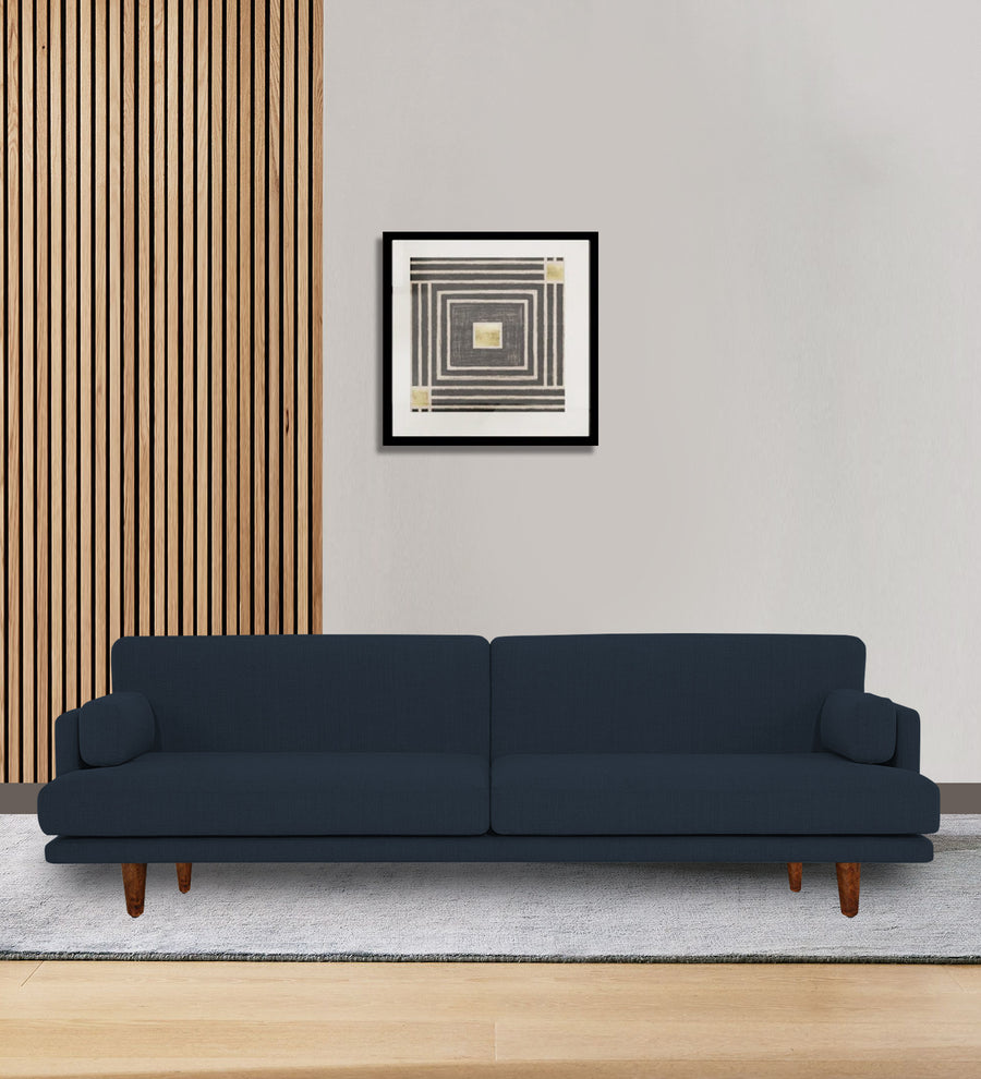 Ricky 3 Seater Fabric Sofa - Denim Blue by Febonic Living