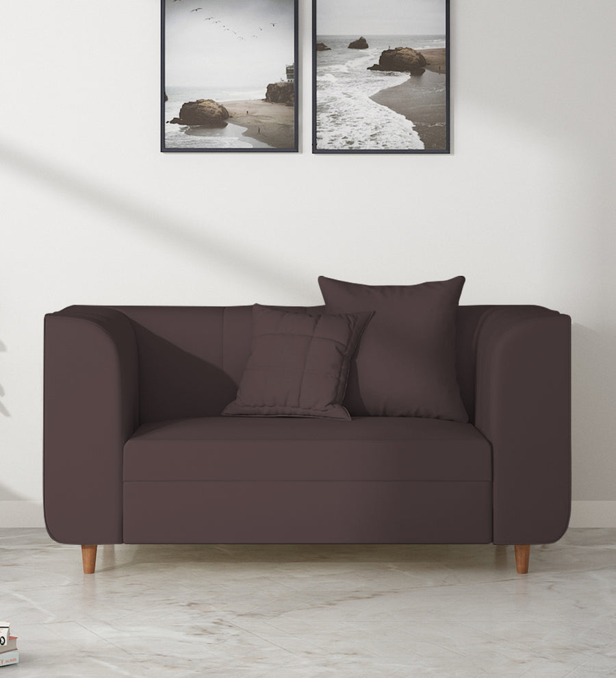 Sumo  2 Seater Velvet Sofa - Mocha Brown by Febonic Living