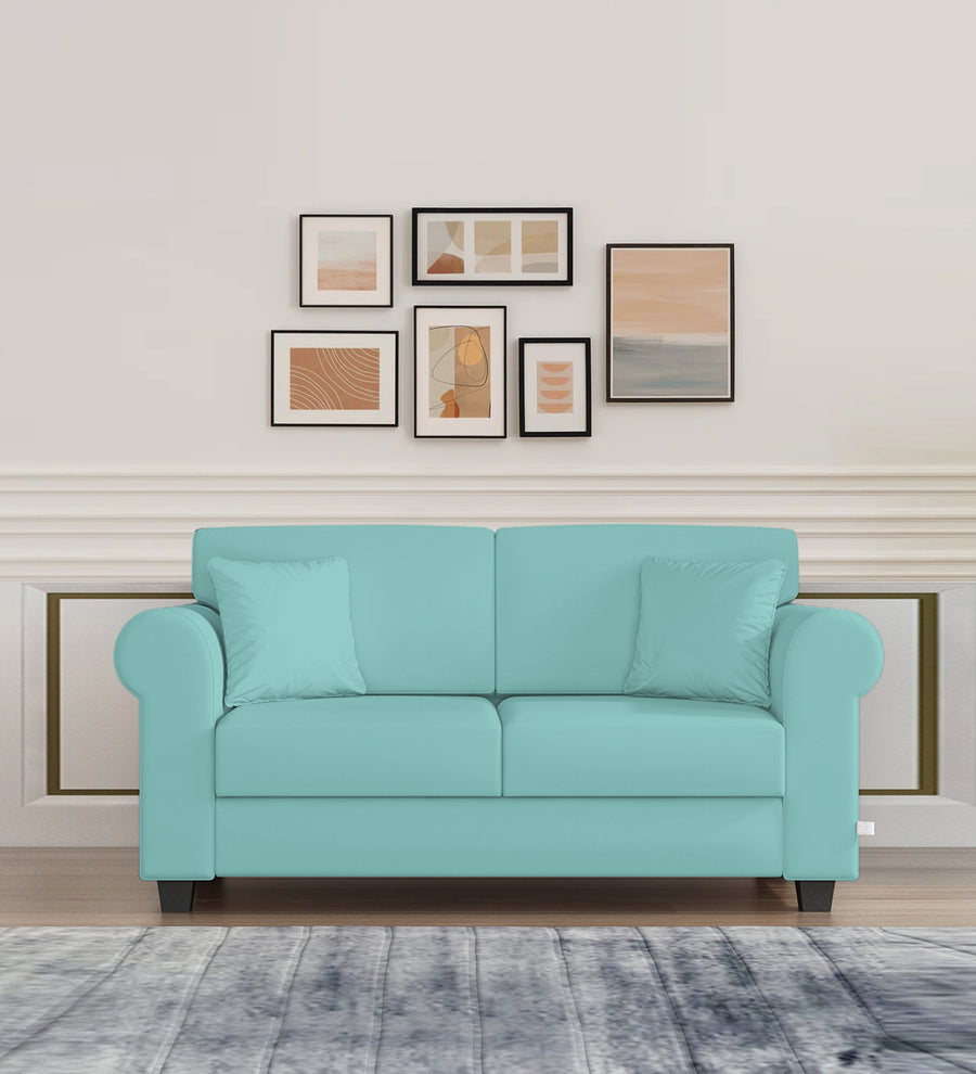 Numonk  2 Seater Velvet Sofa - Barmunda Aqua by Febonic Living