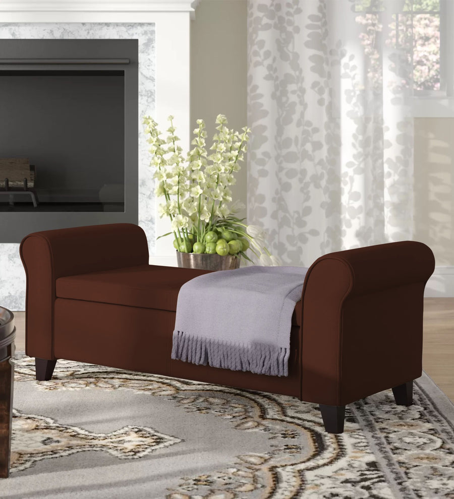 Molo  3 Seater Recamier Fabric - Coffee Brown by Febonic Living