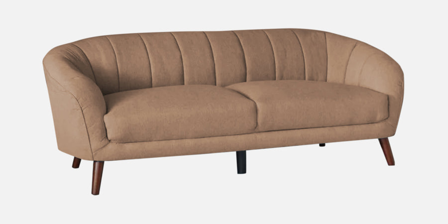 Benjamin Fabric 3 Seater Sofa In Cosmic Beige Colour - Febonic Living
