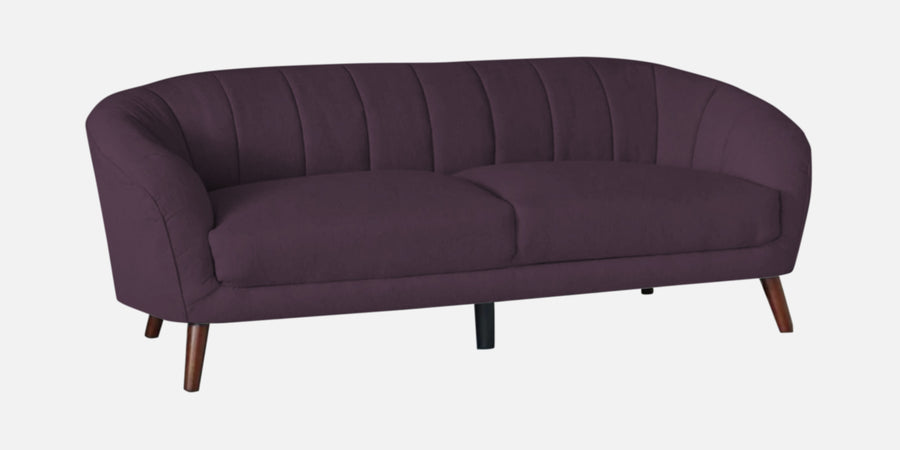Benjamin Fabric 3 Seater Sofa In Greek Purple Colour - Febonic Living