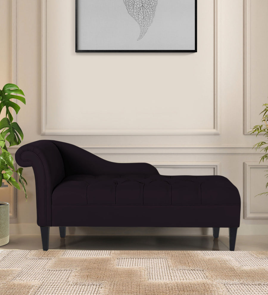 Adria  RHS Fabric Chaise Lounger - Cara Brown by Febonic Living