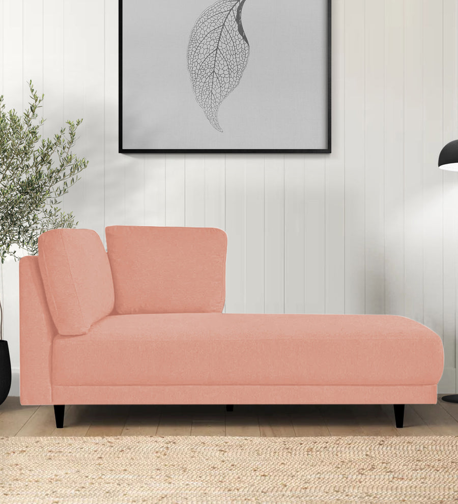 Jonze  RHS Velvet Chaise Lounger - Blush Pink by Febonic Living