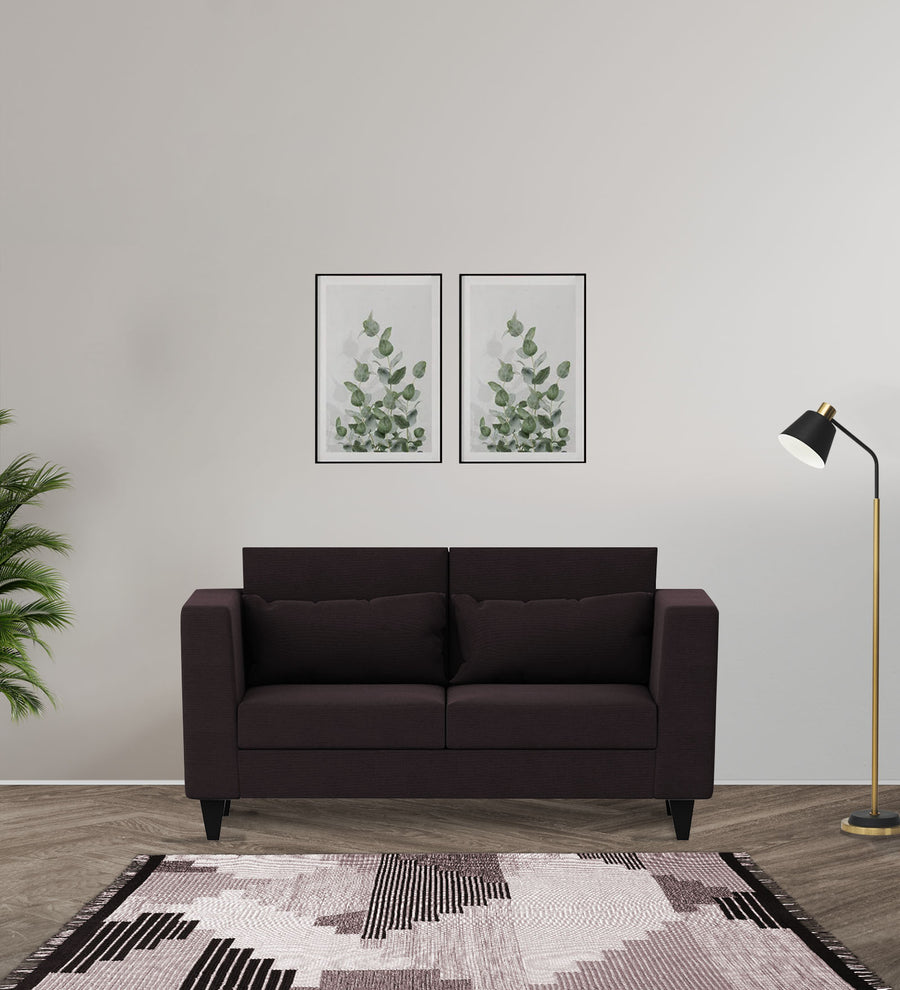 Nipul  2 Seater Fabric Sofa - Cara Brown by Febonic Living