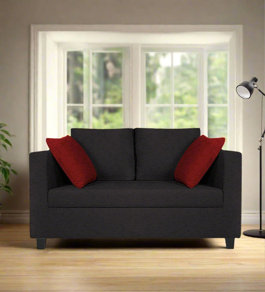 Nuska  2 Seater Fabric Sofa - Maba Grey by Febonic Living